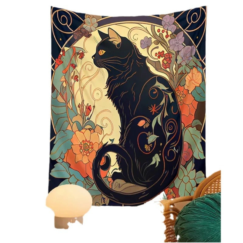 Arazzo gatto nero