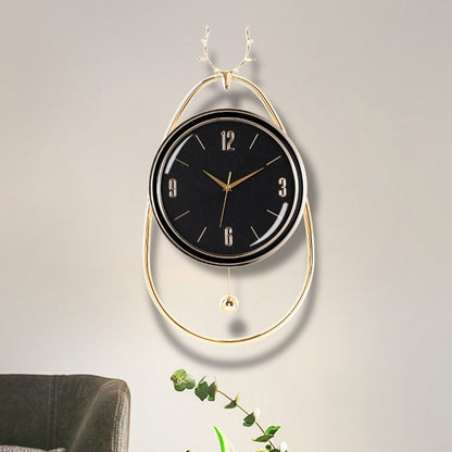 Orologio da parete Cervo dorato