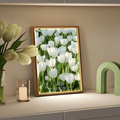 Quadro luminoso tulipani