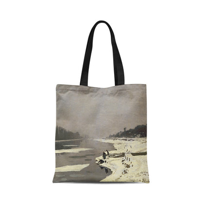 Borsa tela tramonto dipinto
