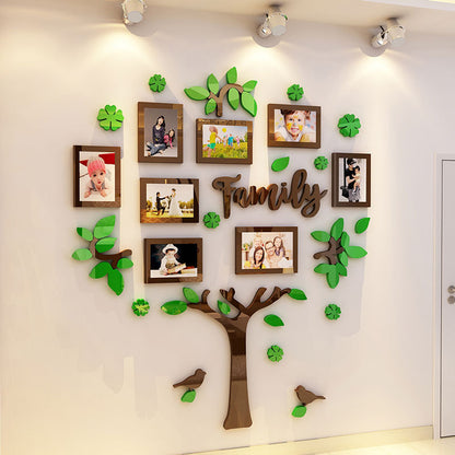 Adesivo murale albero genealogico 3D