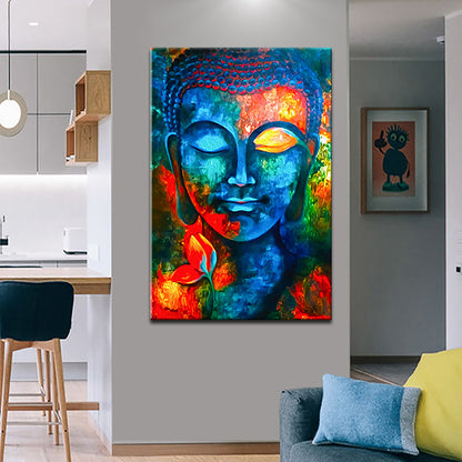 Quadro Buddha olio