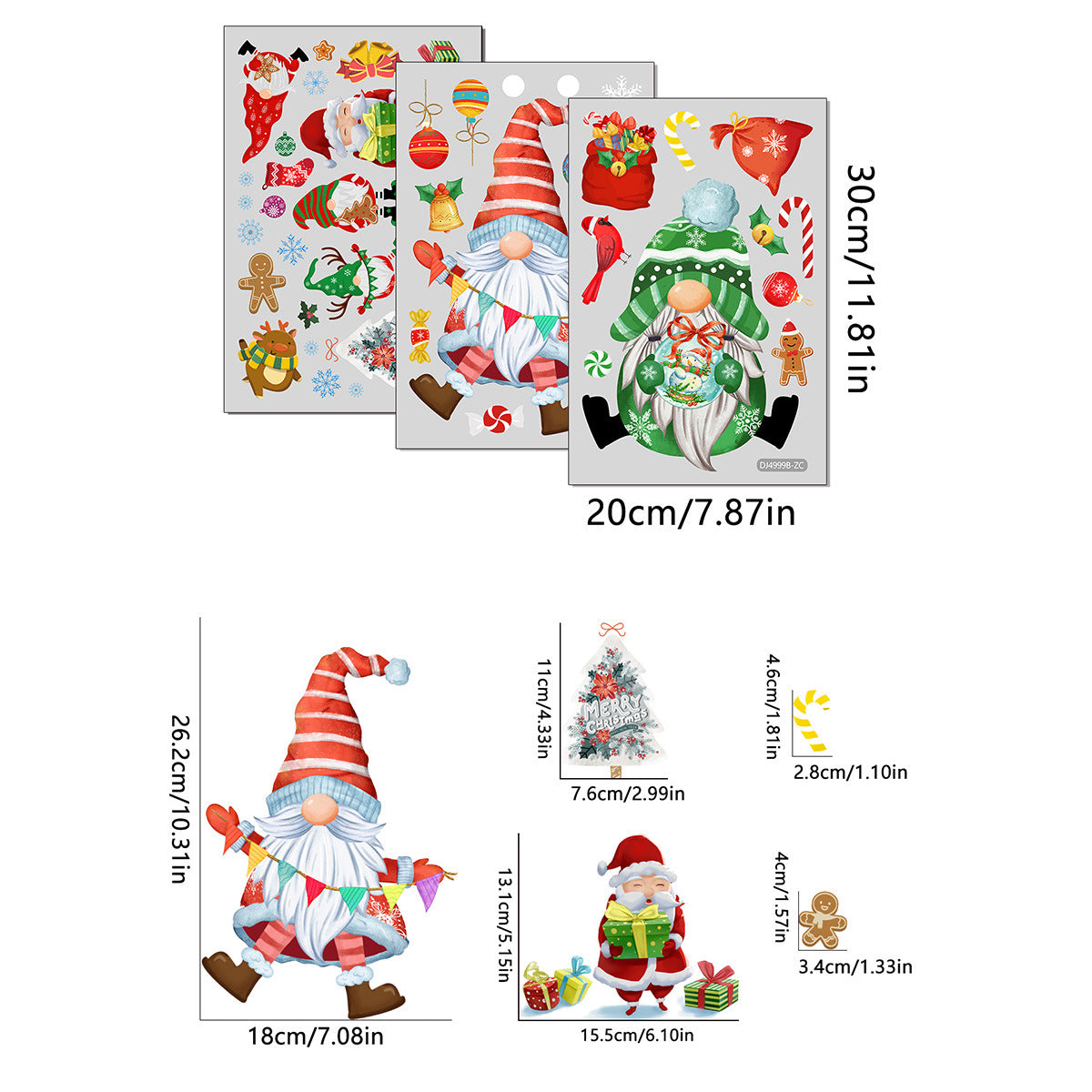 Adesivo Babbo Natale