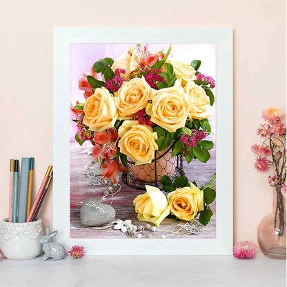 Quadro Diamantato Rose