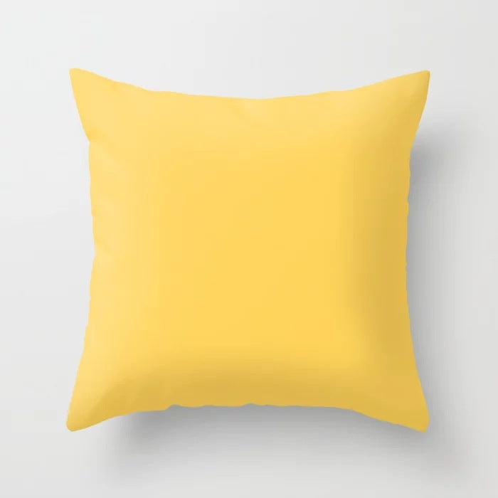 Copricuscino giallo e nero