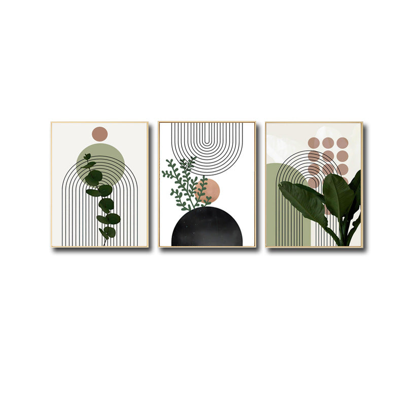 Quadro astratto piante