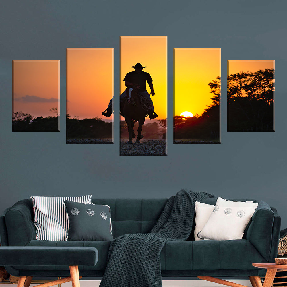 Quadro cowboy vintage