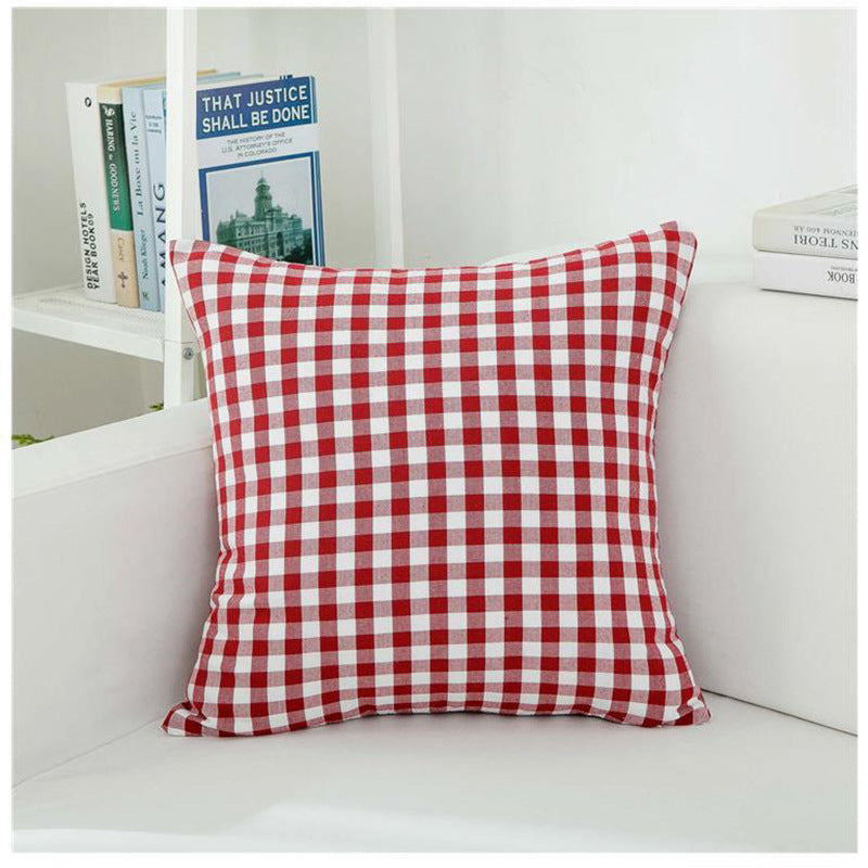 Copricuscino tartan nordico