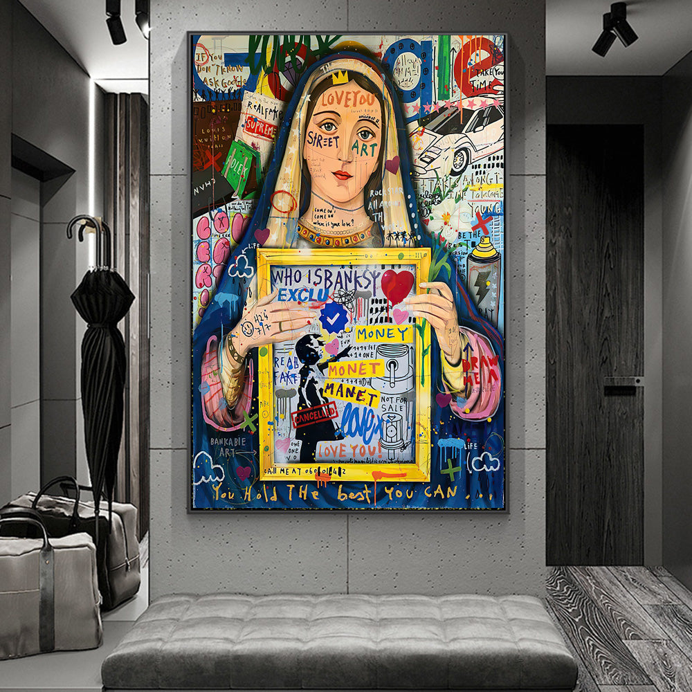 Quadro Graffiti Palloncini
