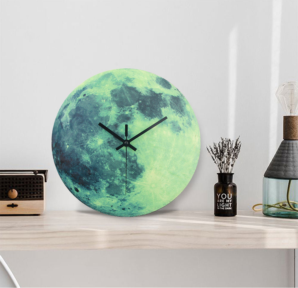 Orologio da parete Luna luminescente