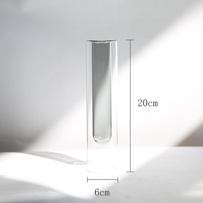Vaso vetro nordico doppio strato