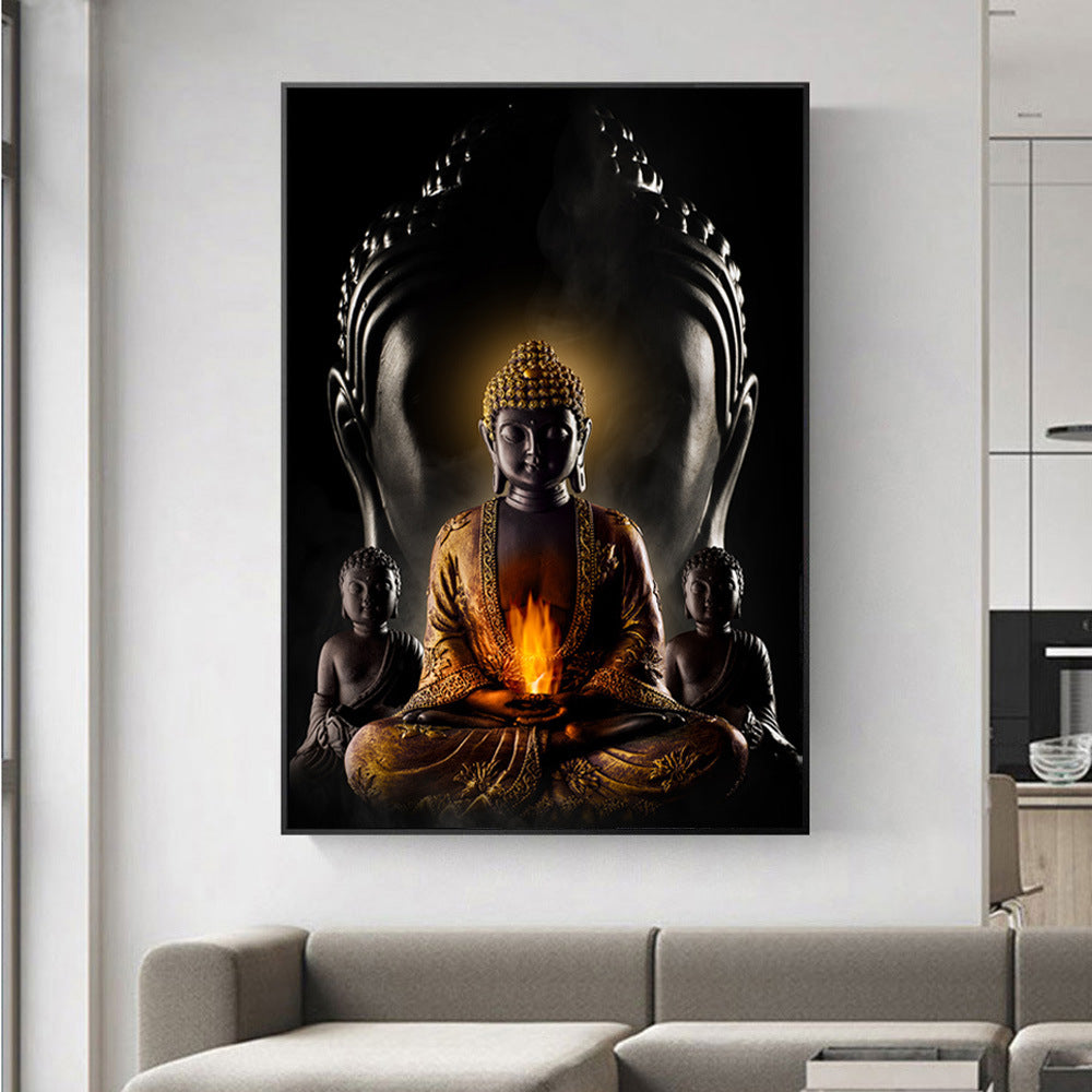 Quadro Buddha olio