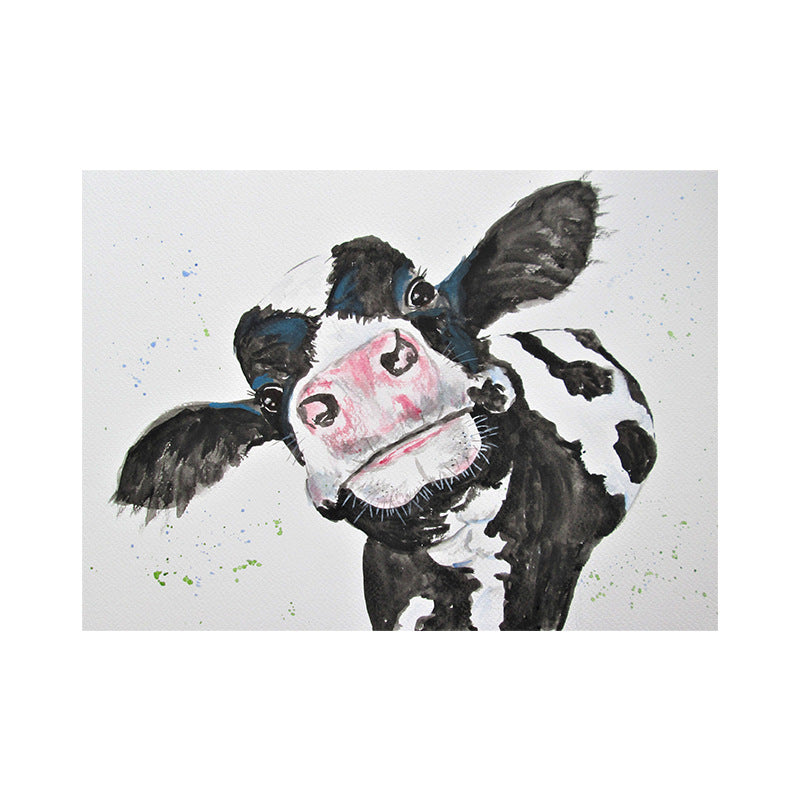 Quadro Bianco e Nero Mucca