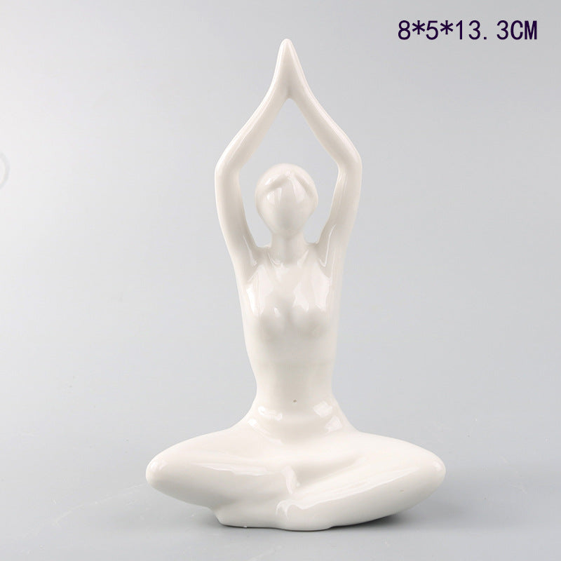 Scultura ragazza yoga
