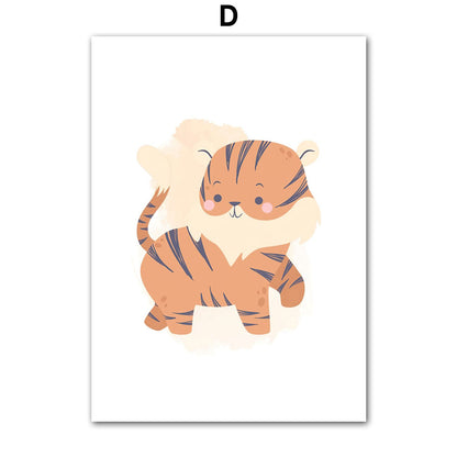 Poster scandinavo animali
