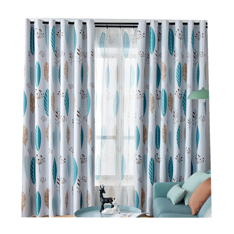 Tenda nordica con foglie