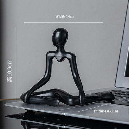 Scultura pensatore astratta