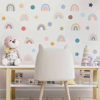 Adesivo murale Arcobaleno con stelle