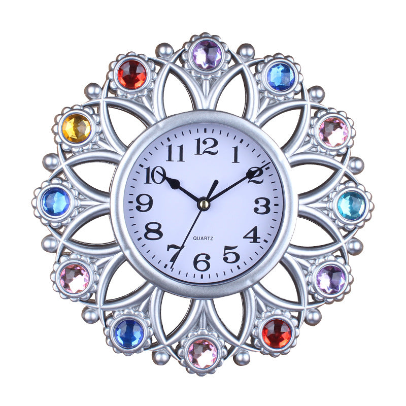 Orologio da parete Cristalli ornamentali