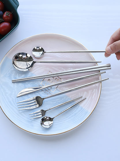Set posate acciaio inox