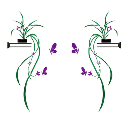 Adesivo Murale Orchidea 3D
