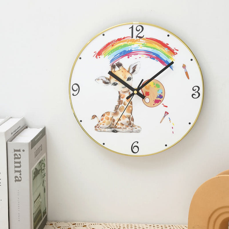 Orologio da parete Leone arcobaleno