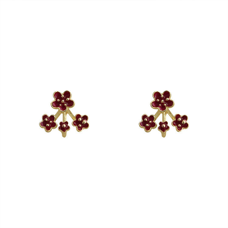 Orecchini Fiori Argento
