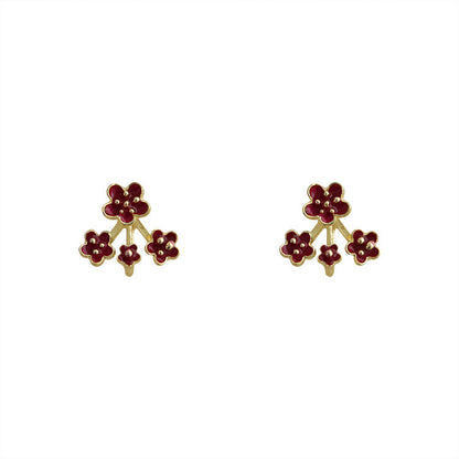 Orecchini Fiori Argento