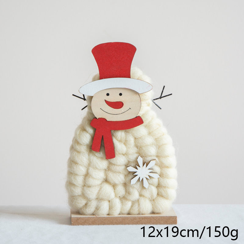 Decorazione alce feltro natale