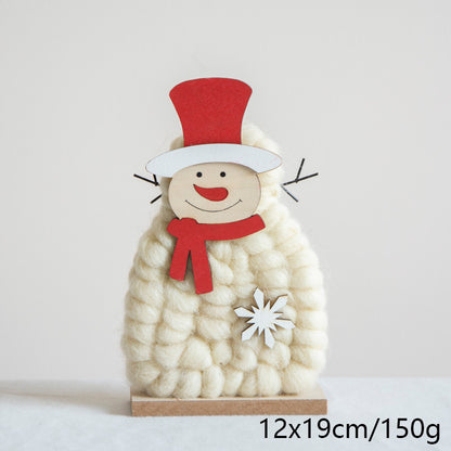 Decorazione alce feltro natale