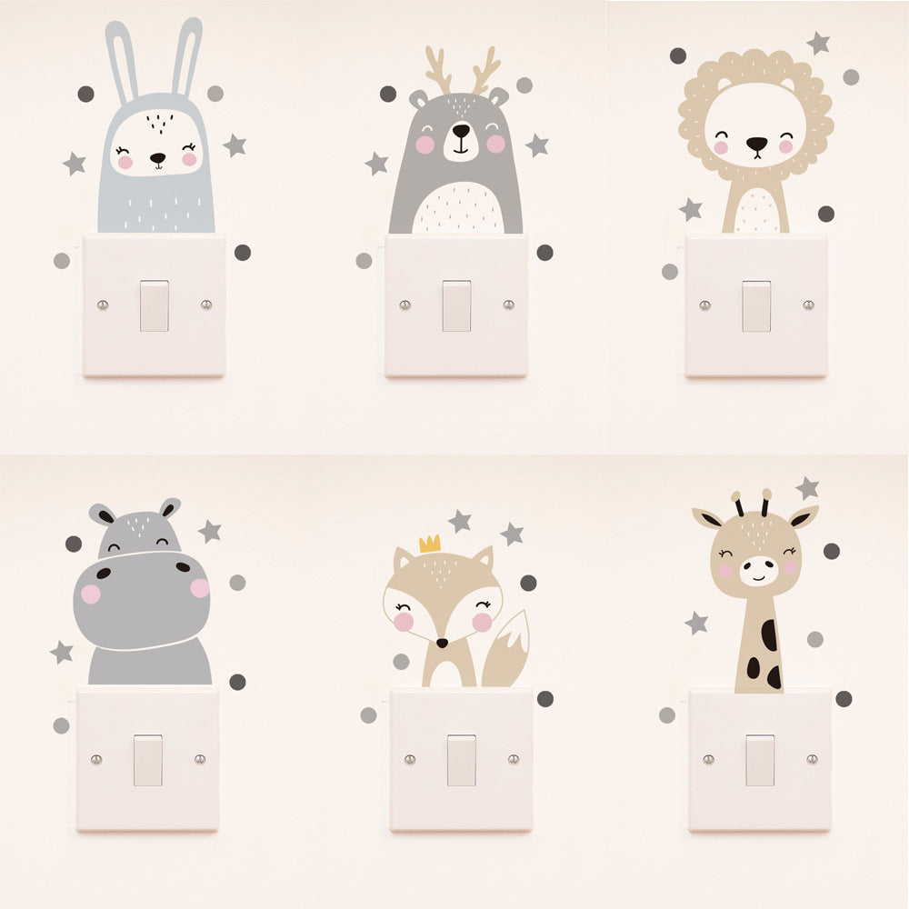 Adesivo murale animali nordici