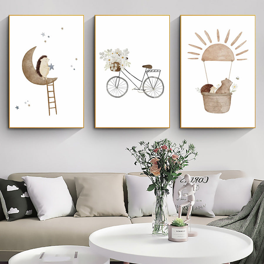 Quadro cartoon senza cornice