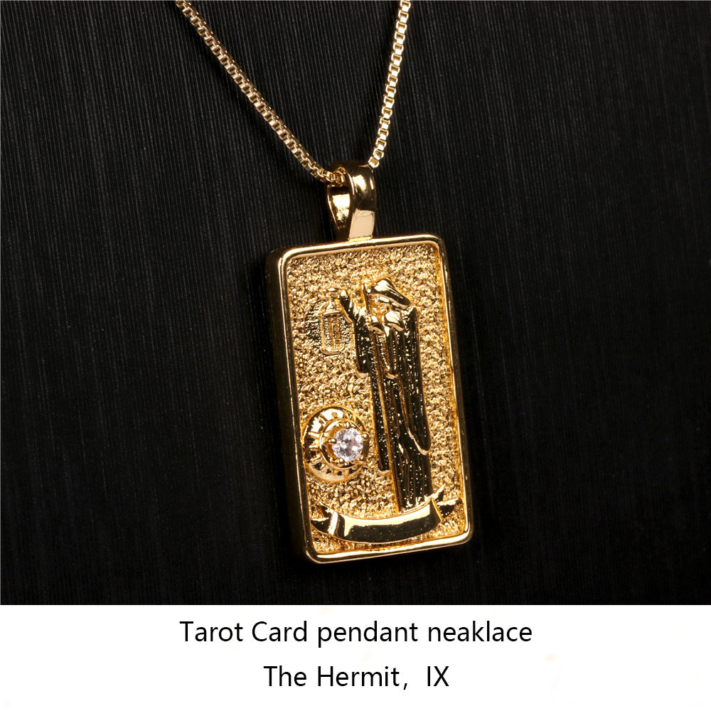 Collana tarocchi ventidue arcani mini oro