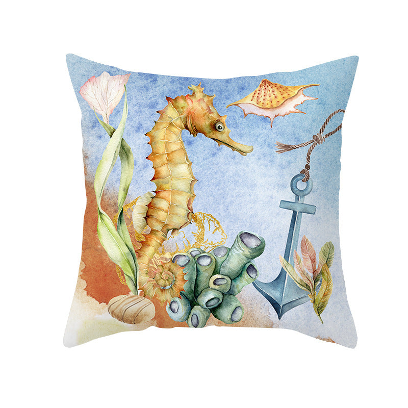 Federa cuscino creature marine