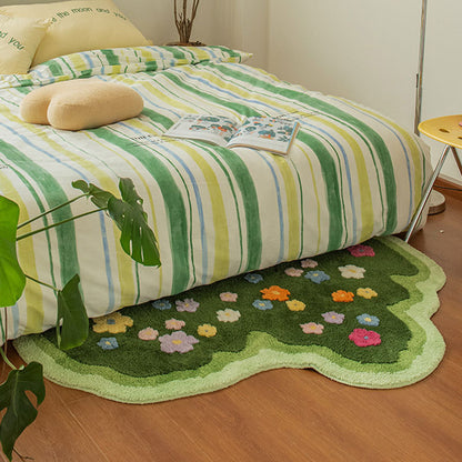 Tappeto piante e fiori