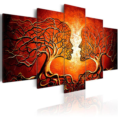 Quadro albero astratto