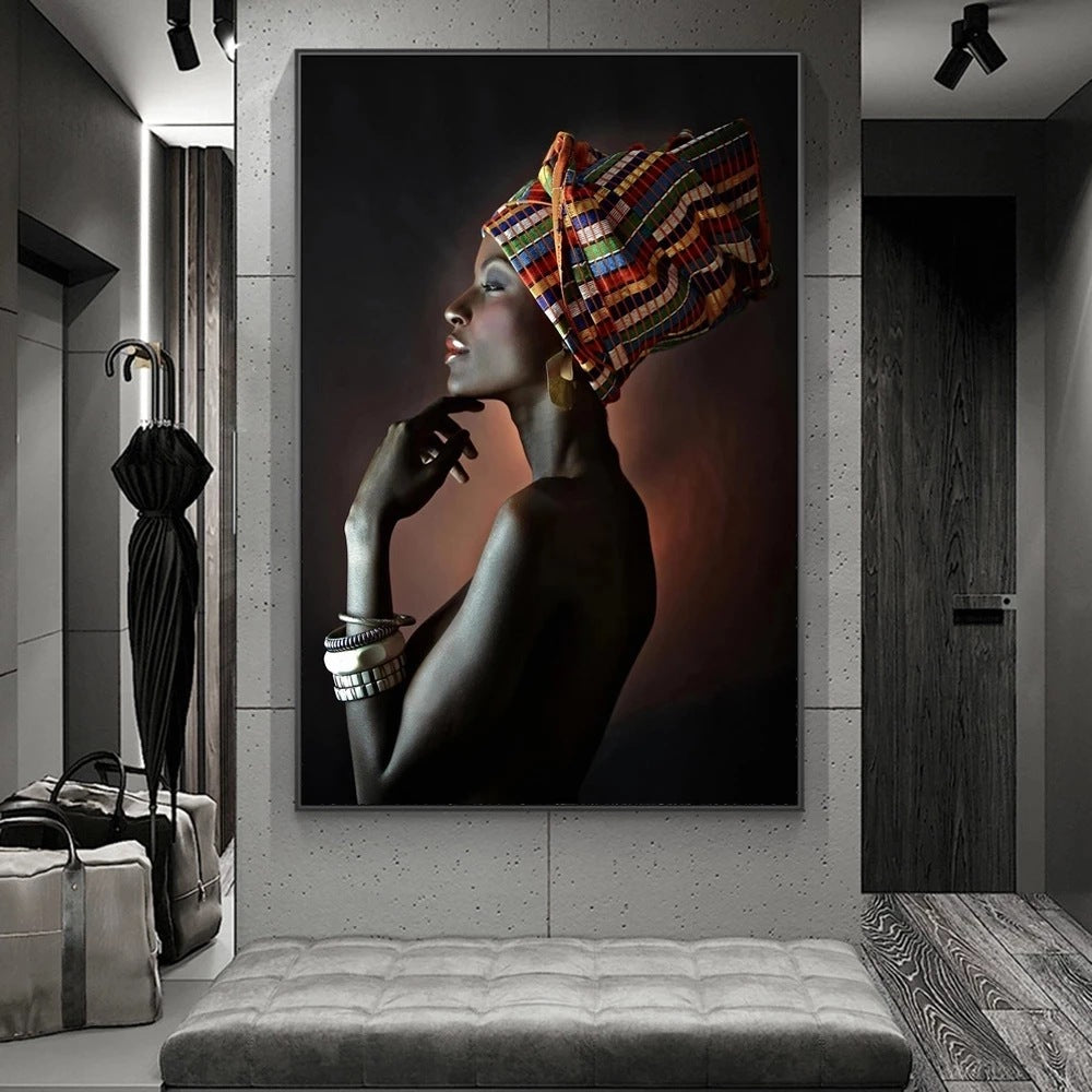 Quadro Donna con Gioielli