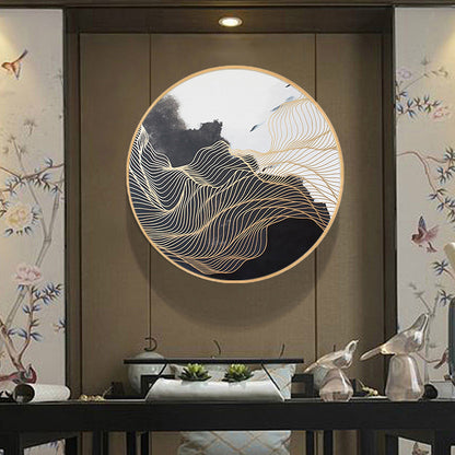 Quadro in MDF Montagne stile cinese