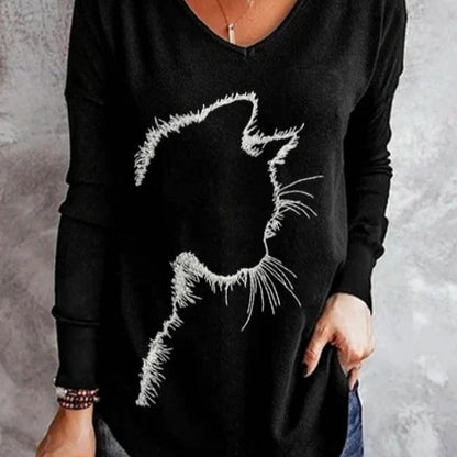 T-shirt manica lunga stampa 3D