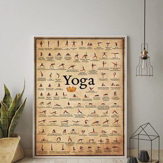 Poster Posa di yoga