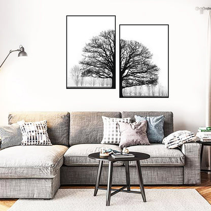 Quadro alberi invernali