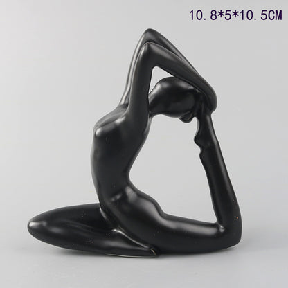 Scultura ragazza yoga