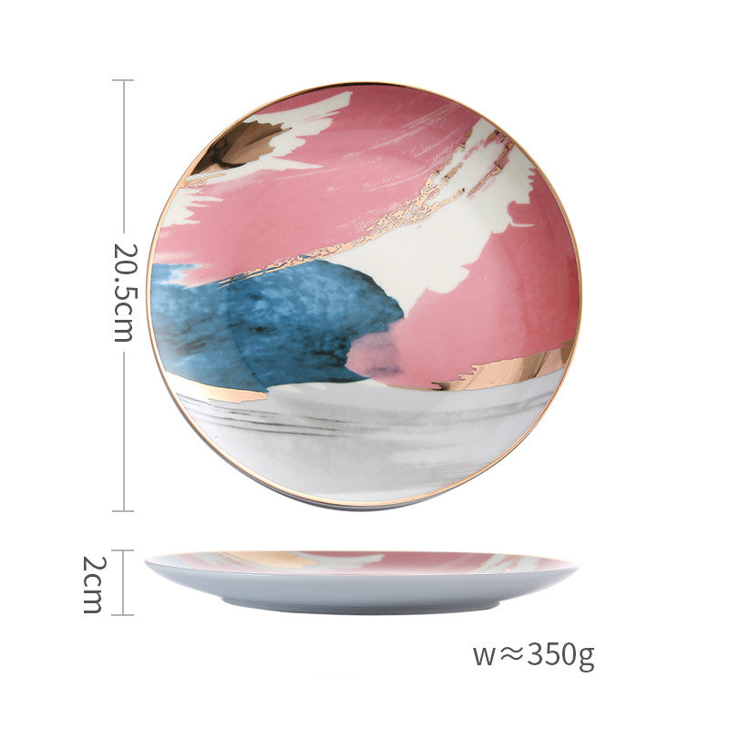 Piatto nuvola in ceramica