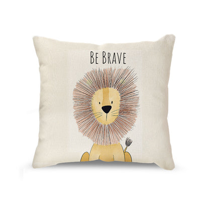 Federa cuscino leone cartoon