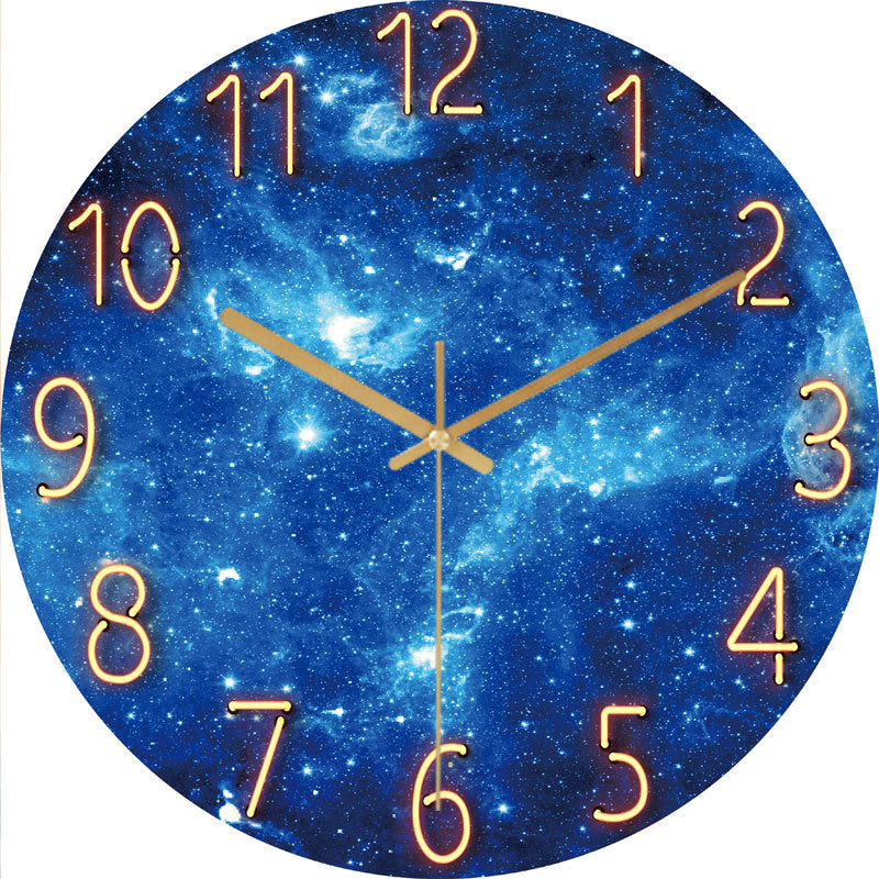 Orologio da parete Neon tech stellare