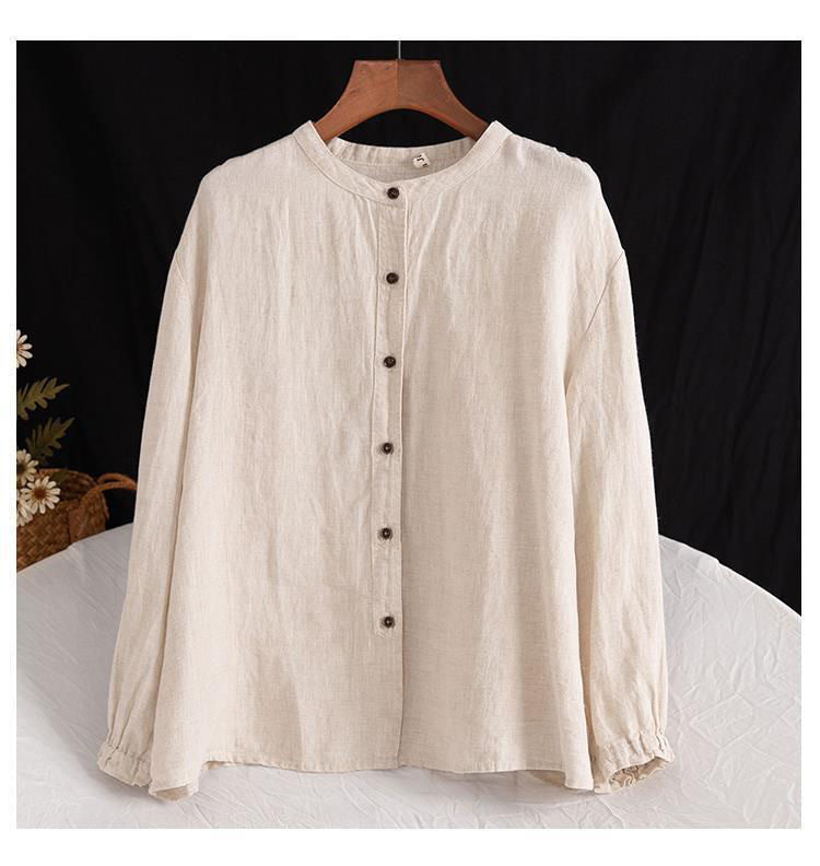 Camicia rinascimentale cotone-lino