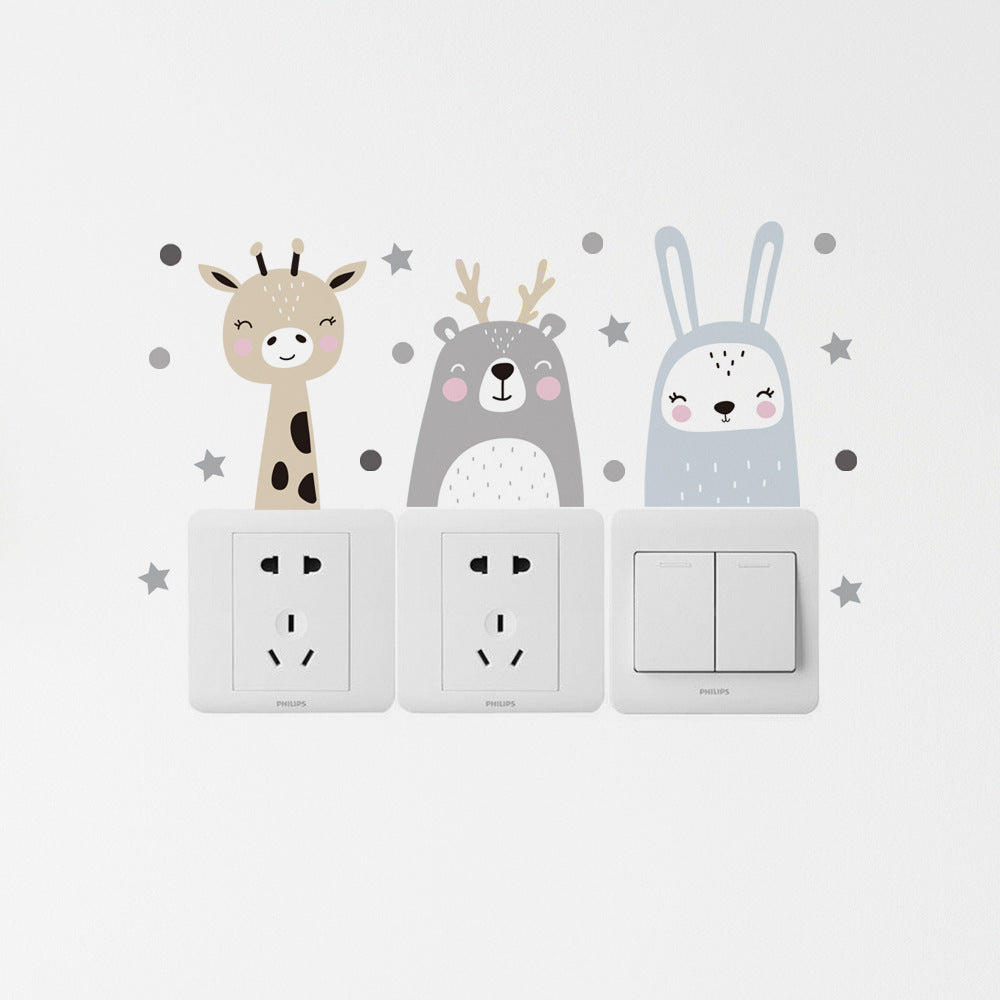 Adesivo murale animali nordici