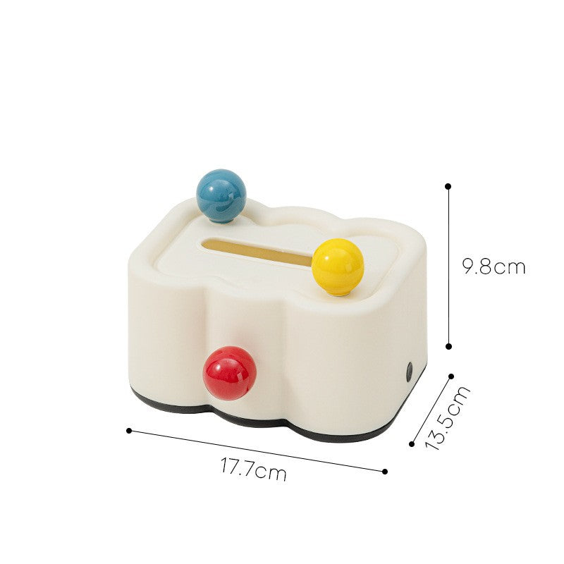 Scatola fazzoletti crema