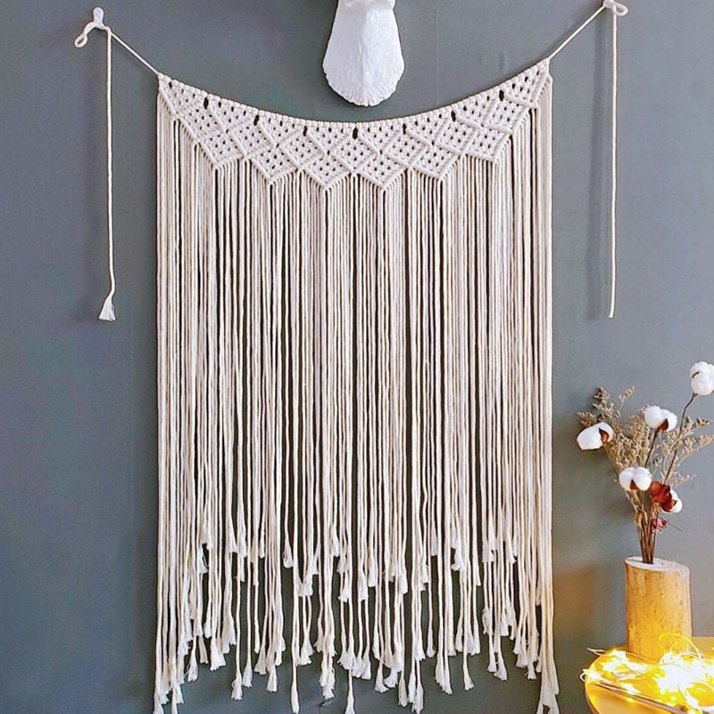 Tappeto boho tessuto