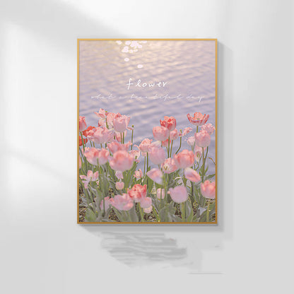 Quadro luminoso tulipani